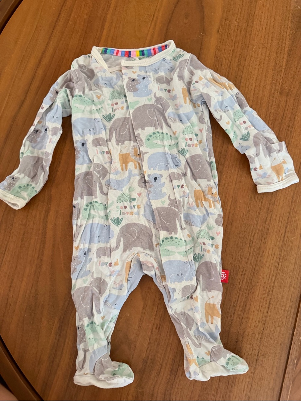 Newborn Magnetic Me footie Jammies